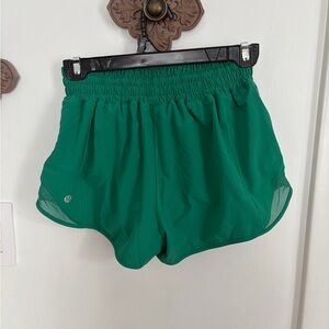 lululemon athletica Vibrant Green Athletic Shorts